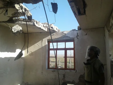 ​ANAMA Tərtər və Ağdamda 11 partlayış yerinə baxış keçirib