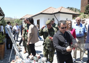 Diplomats and military attachés visit Gilabi Ceramics creative center in Lachin