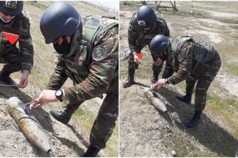 Sumqayıtda top mərmisi aşkar edilib