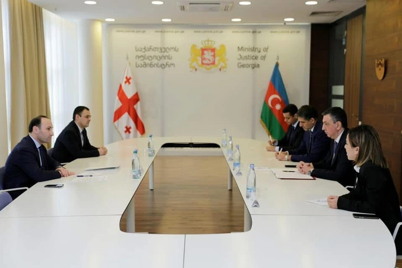 Gürcüstanla ədliyyə sahəsində əməkdaşlıq müzakirə edilib