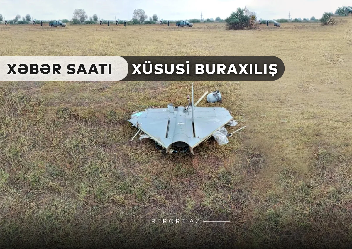 “Xəbər Saatı”: Ermənistanın kamikadze dronu məhv edildi