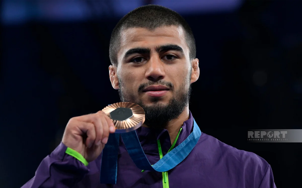 Paris-2024: Azərbaycan güləşçisi bürünc medalla təltif olunub