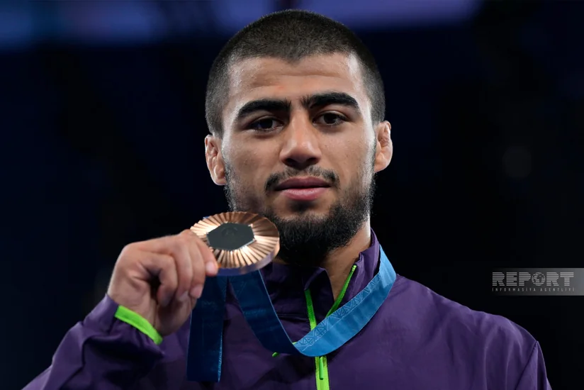 Paris-2024: Azərbaycan güləşçisi bürünc medalla təltif olunub