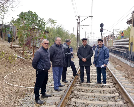 Repair work on main railway in Azerbaijan is underway