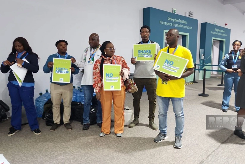 COP29-da afrikalı ekofəalların növbəti aksiyası keçirilib