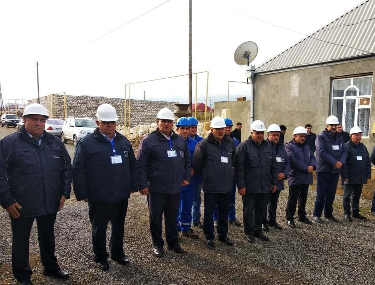 Şəmkirdə 342 fərdi yaşayış evinə qaz verilib
