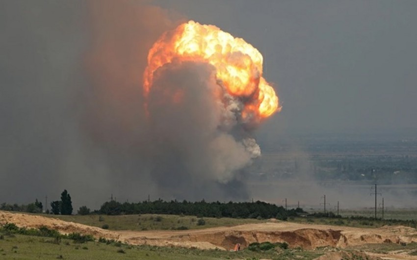 Explosion hits Crimea