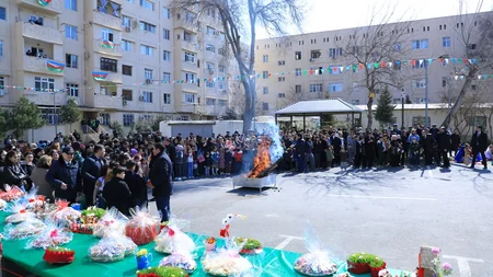 Bakının Nizami və Nəsimi rayonlarında bayram şənliyi keçirilib