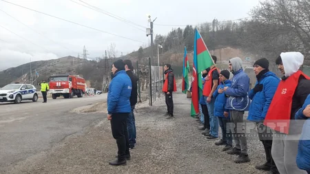 Xankəndi-Laçın yolu: Ekofəalların aksiyası 127 gündür yüksək fəallıqla davam edir