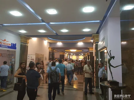 Caspian Plazada yanğın söndürülüb - YENİLƏNİB