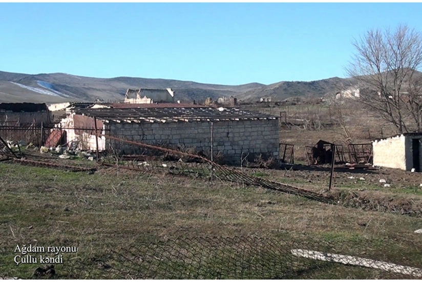 Ağdamın Çullu kəndinin görüntüləri