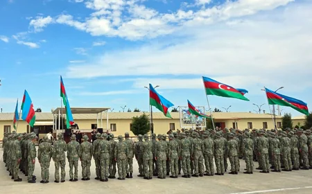 Müstəqillik Günü münasibətilə Azərbaycan Ordusunda silsilə tədbirlər keçirilib
