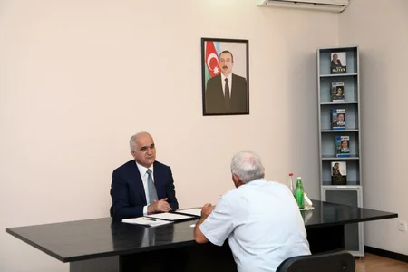 ​İqtisadiyyat naziri Zərdabda üç rayonun vətəndaşları ilə görüşüb