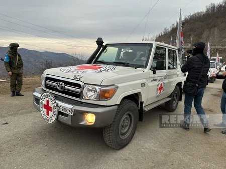 На дороге Ханкенди-Лачын созданы условия для беспрепятственного проезда автомобилей МККК
