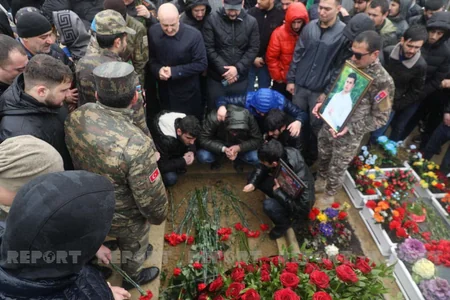 Şuşada şəhid olan əsgər İkinci Şəhidlər xiyabanında dəfn olunub
