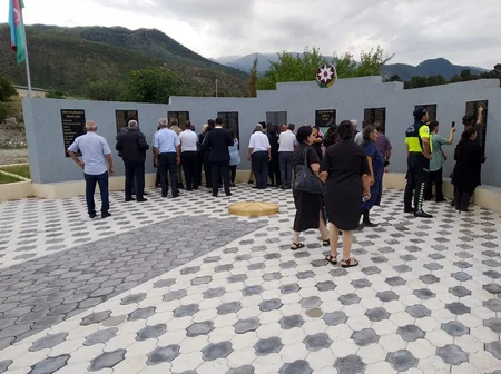 Şəhid ailələri N hərbi hissəsini ziyarət ediblər