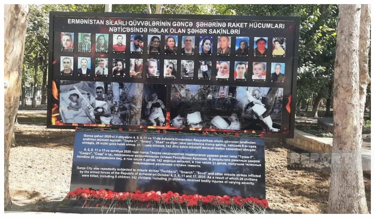 Memory of Armenia’s rocket attacks victims honored in Azerbaijan’s Ganja