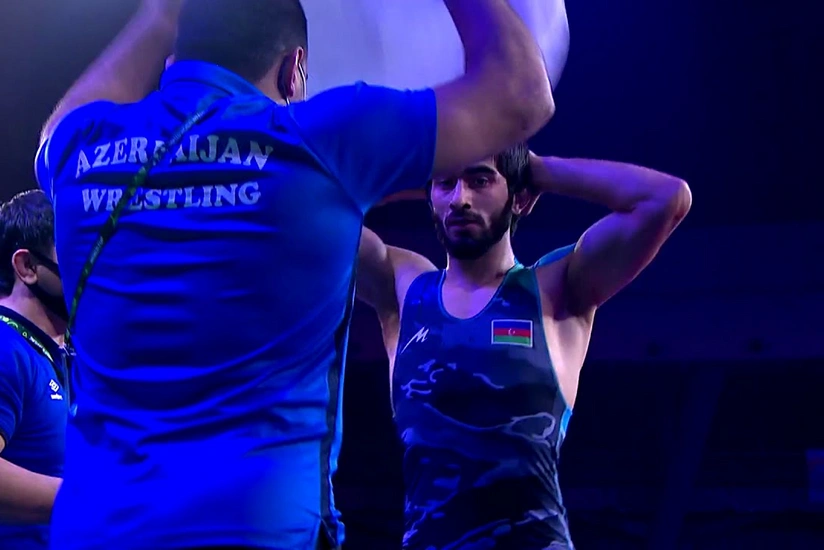 Azərbaycan güləşçisi Fərdi Dünya Kubokunun 1/4 finalına çıxıb