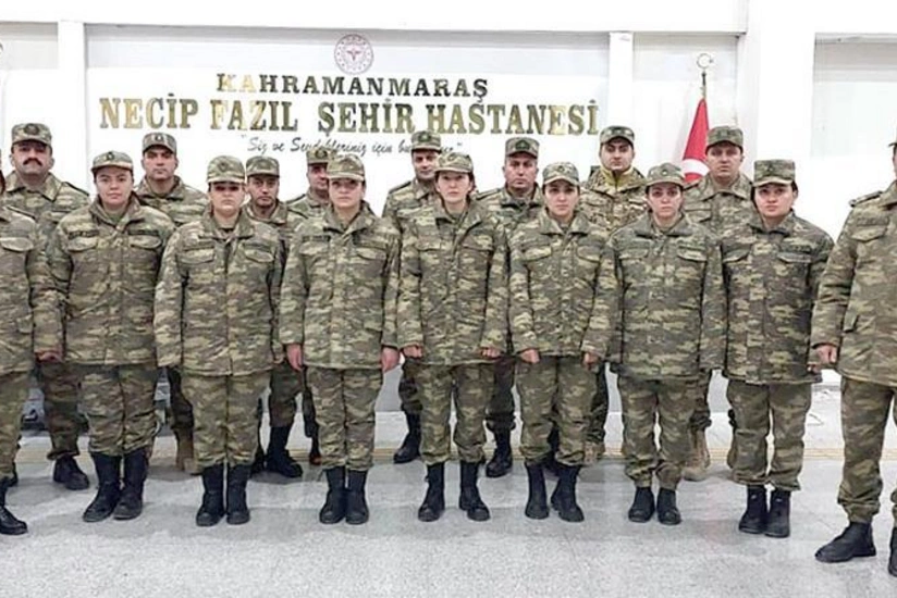 Azərbaycan Ordusunun hərbi tibb personalı Kahramanmaraşdadır