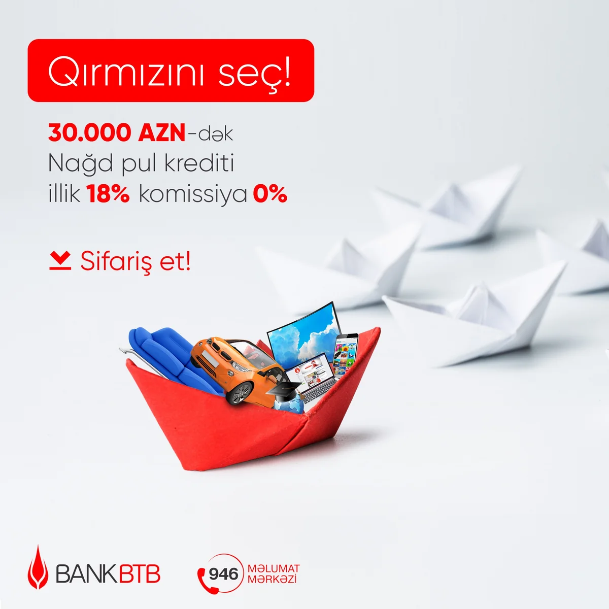 “Bank BTB”dən xanımlara nağd pul krediti üzrə 8% endirim