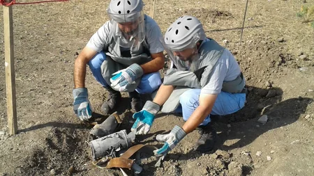 Ağdam və Tərtərdə partlamış hərbi sursatların qalıqları aşkar edilib