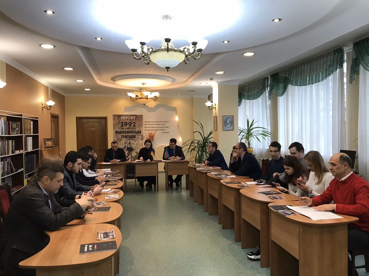 Kiyevdə Xocalı faciəsi ilə bağlı tədbir keçirilib