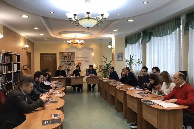 Kiyevdə Xocalı faciəsi ilə bağlı tədbir keçirilib