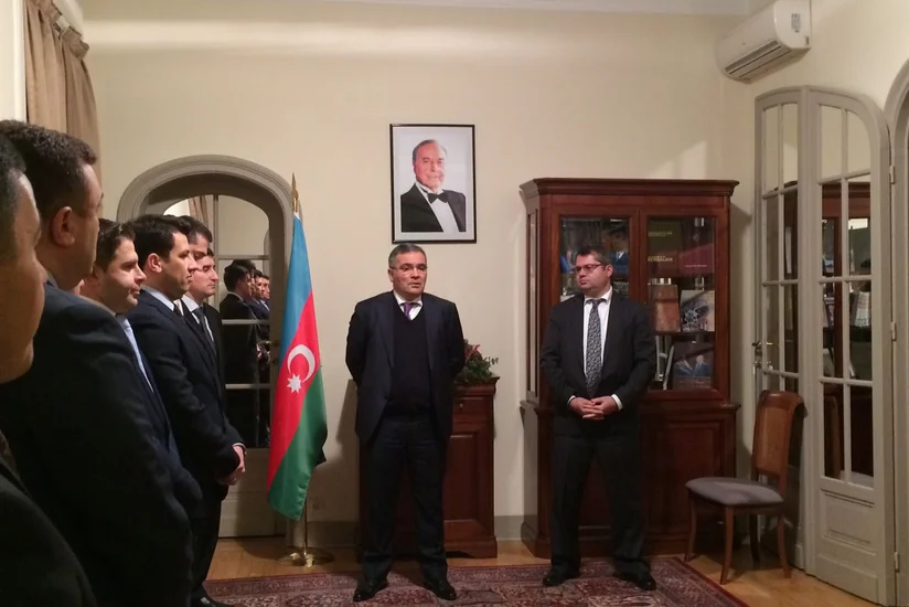 Belçikada Heydər Əliyevin xatirəsi anılıb