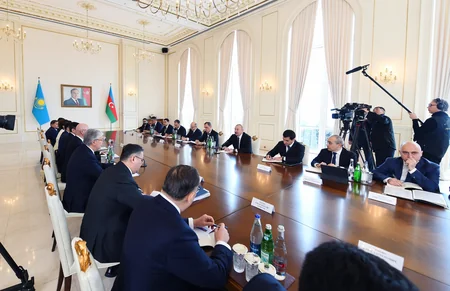 First meeting of Azerbaijan-Kazakhstan High Interstate Council kicks off