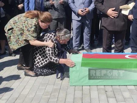 Şabranda Birinci Qarabağ müharibəsinin şəhidi Rza Əmrullayev dəfn edilib - YENİLƏNİB