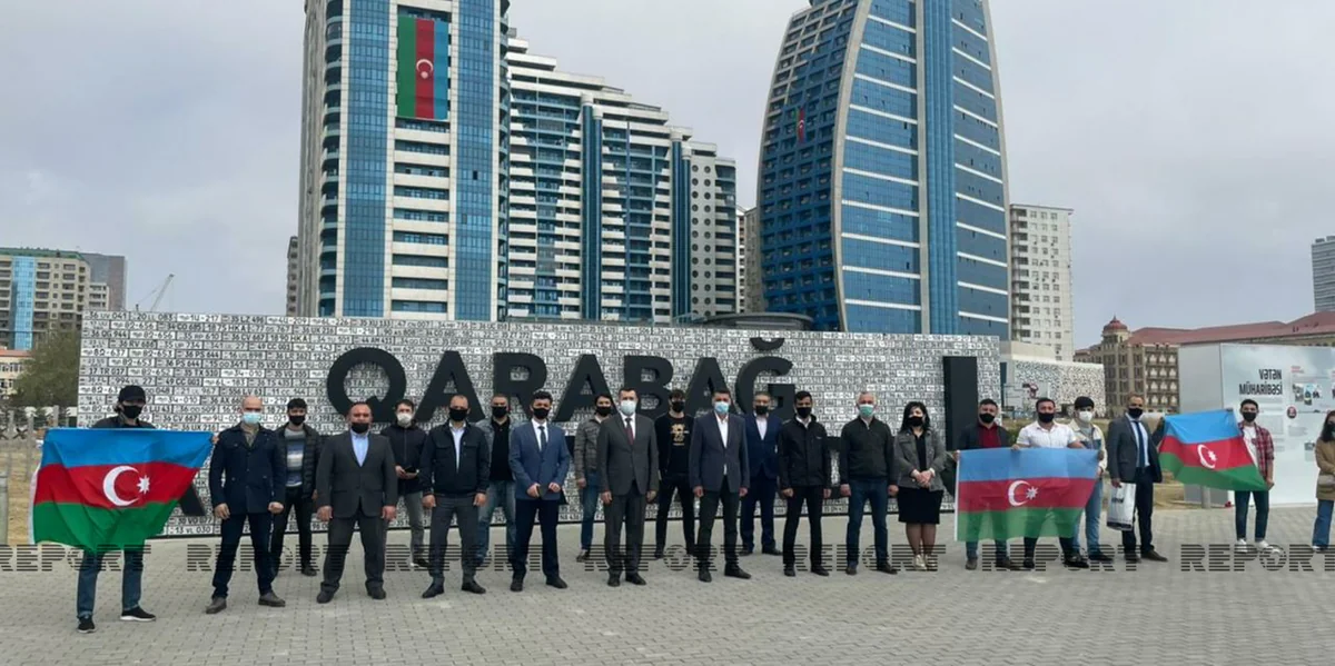 İdman ictimaiyyəti Hərbi Qənimətlər Parkında olub