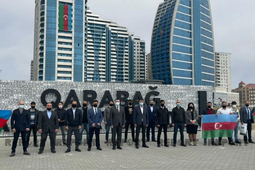 İdman ictimaiyyəti Hərbi Qənimətlər Parkında olub