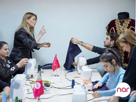 “Nar” nitq və eşitmə məhdudiyyətli şəxslər üçün peşə təliminə dəstək olub