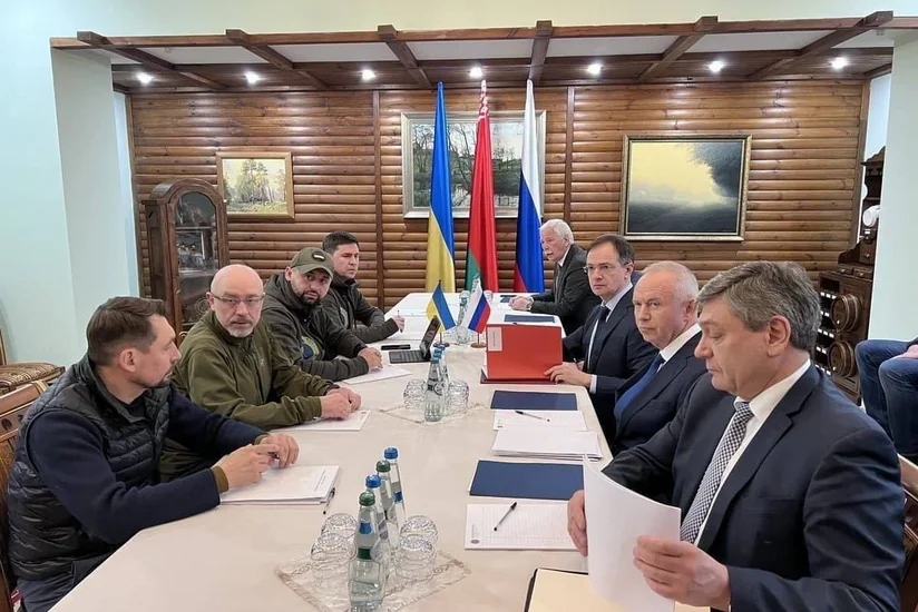 Belarusda Ukrayna və Rusiya danışıqları başa çatıb