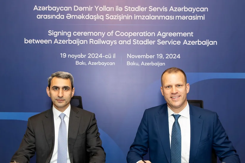 ADY və “Stadler Bakıda Təlim və İnkişaf Mərkəzinin yaradılmasına dair müqavilə imzalayıb