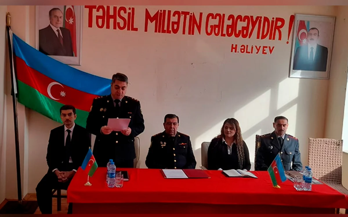 Şabranda “Narkomaniyaya yox deyək” mövzusunda maarifləndirmə tədbiri keçirilib