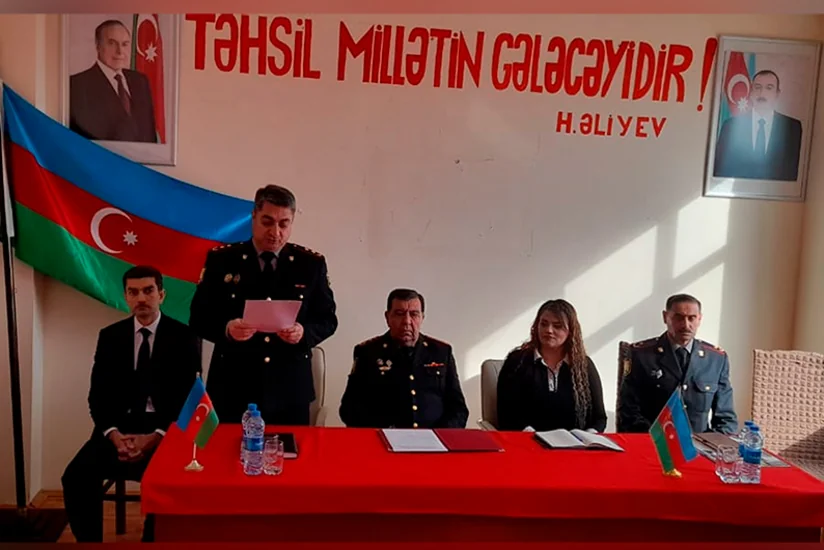 Şabranda “Narkomaniyaya yox deyək” mövzusunda maarifləndirmə tədbiri keçirilib