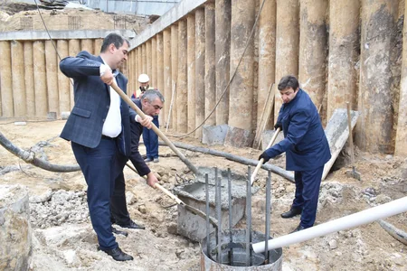 Kiyevdə Nəsimi adına kompleksin təməlqoyma mərasimi keçirilib