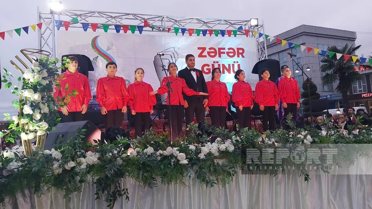 Lənkəranda Zəfər Gününə həsr olunan tədbirlər atəşfəşanlıqla yekunlaşıb