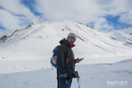 Alpinistlərin itkin düşdüyü dağlardan - FOTOREPORTAJ