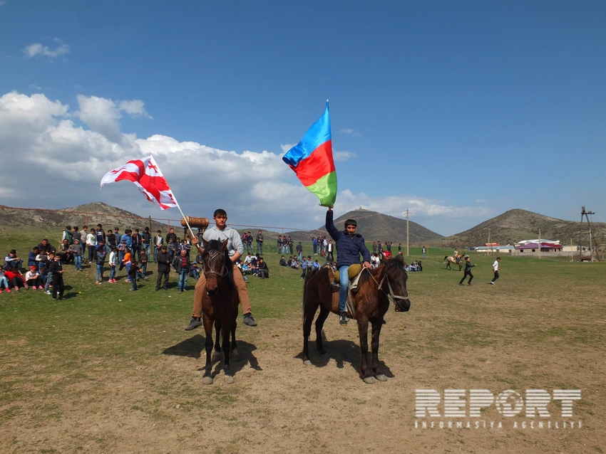 Gürcüstanın Bolnisi rayonunda Novruz bayramı qeyd olunub - FOTO
