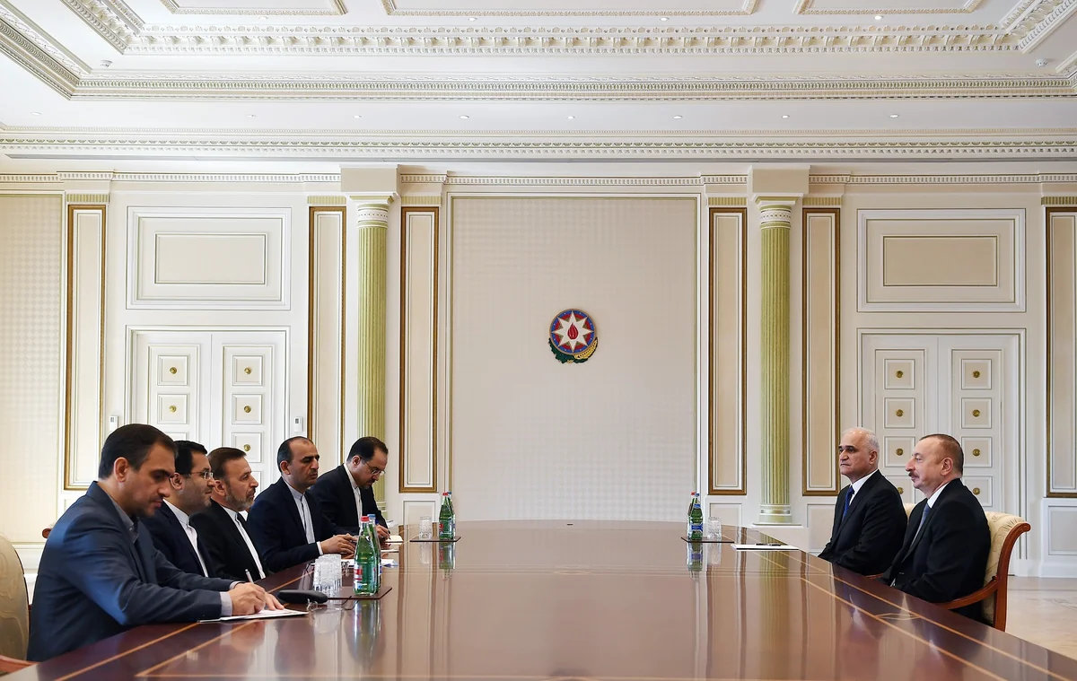 Президент Ильхам Алиев принял руководителя аппарата президента Ирана