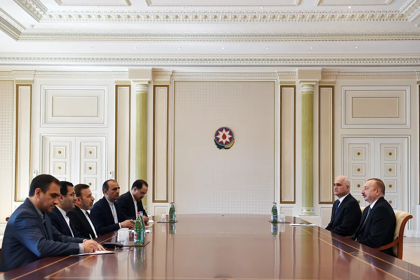 Президент Ильхам Алиев принял руководителя аппарата президента Ирана