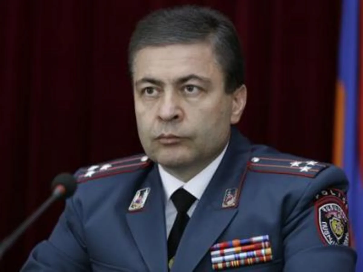 Armenia arrests former police chief