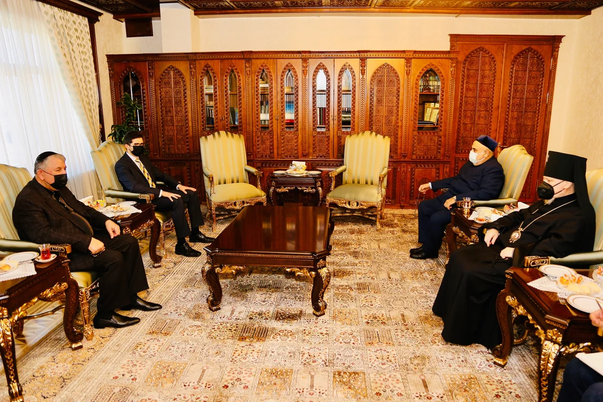 Allahşükür Paşazadə İsrail səfiri ilə görüşüb