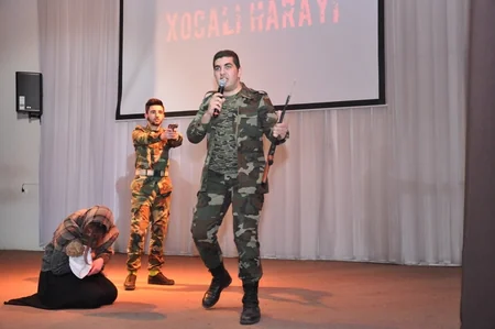 ​ADU-da “Xocalı harayı” adlı tamaşa nümayiş olunub