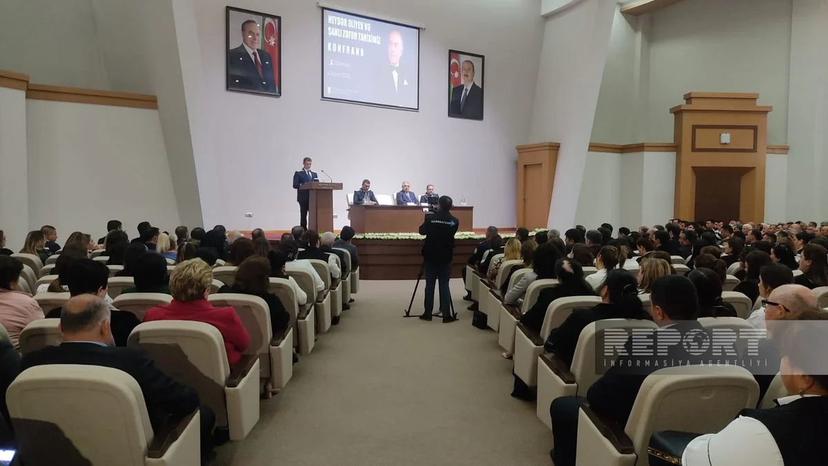 “Heydər Əliyev İli” münasibətilə növbəti konfrans Zaqatalada təşkil edilib