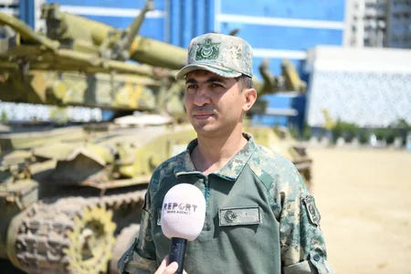 Обнаруженный в Ходжалы ЗРК доставлен в Парк военных трофеев в Баку