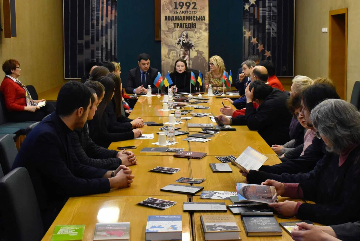 Ukrayna Elmlər Akademiyasında Xocalı soyqırımına dair tədbir keçirilib