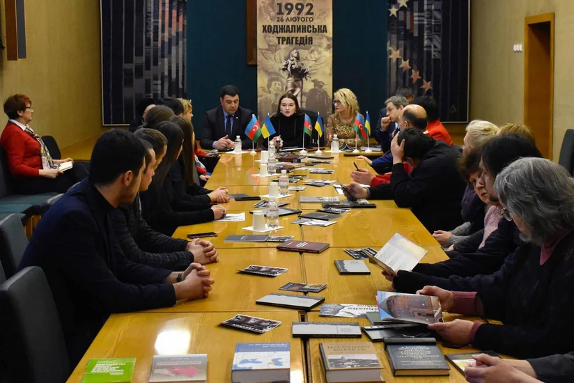 Ukrayna Elmlər Akademiyasında Xocalı soyqırımına dair tədbir keçirilib